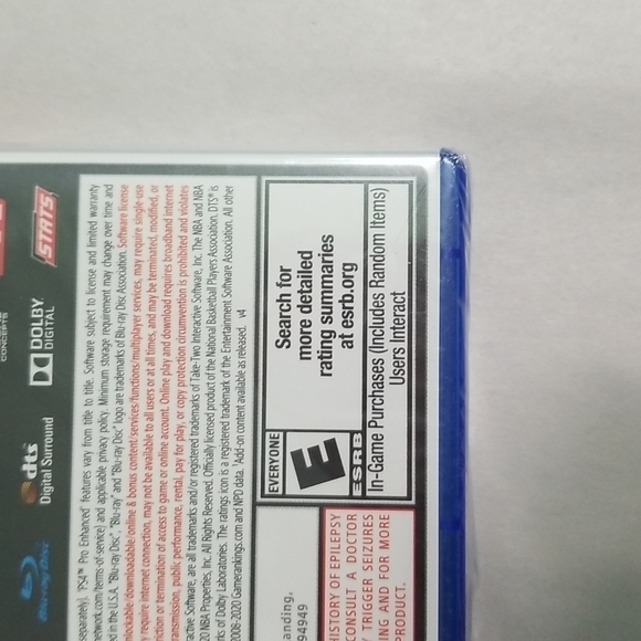 Ps4 NBA 2K21 New Factory Sealed - Picture 3 of 6
